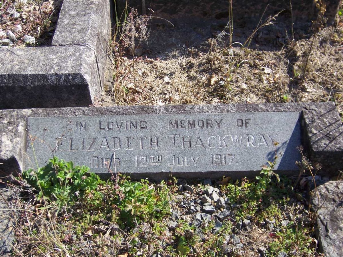 THACKWRAY Elizabeth -1917