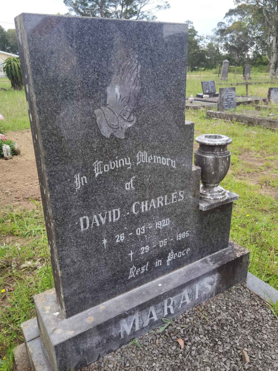 MARAIS David Charles 1920-1985