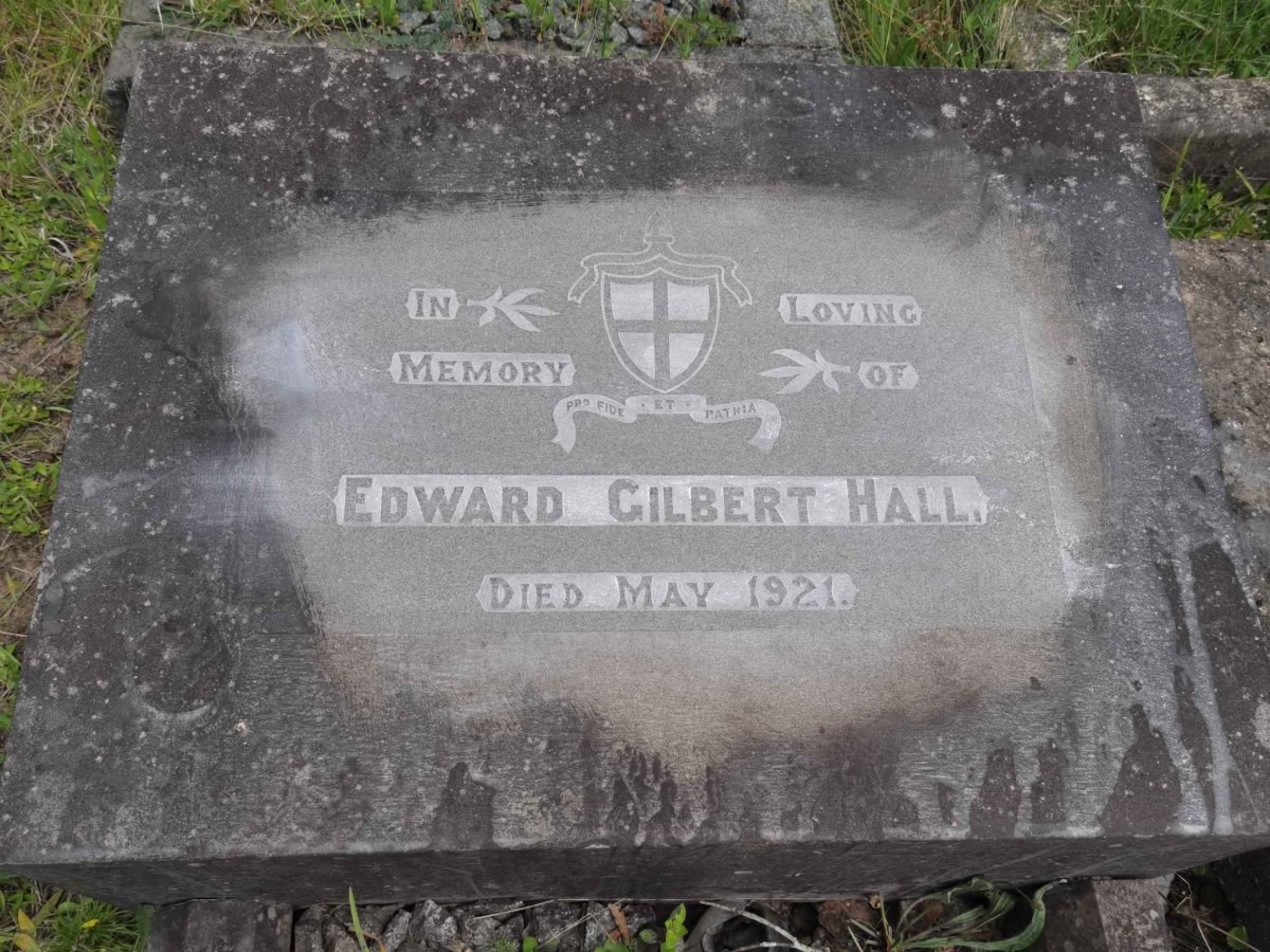 HALL Edward Gilbert -1921