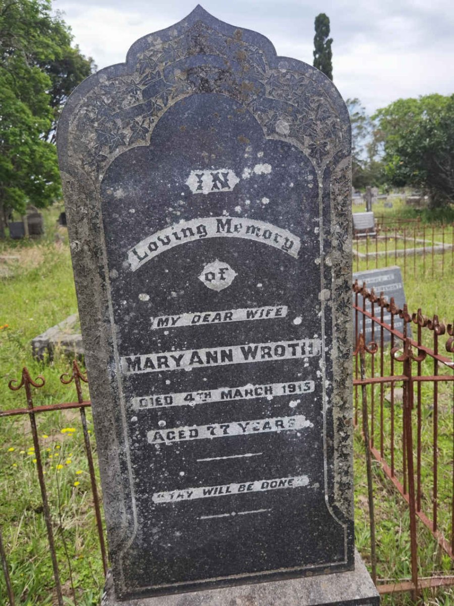 WROTH Mary Ann -1915
