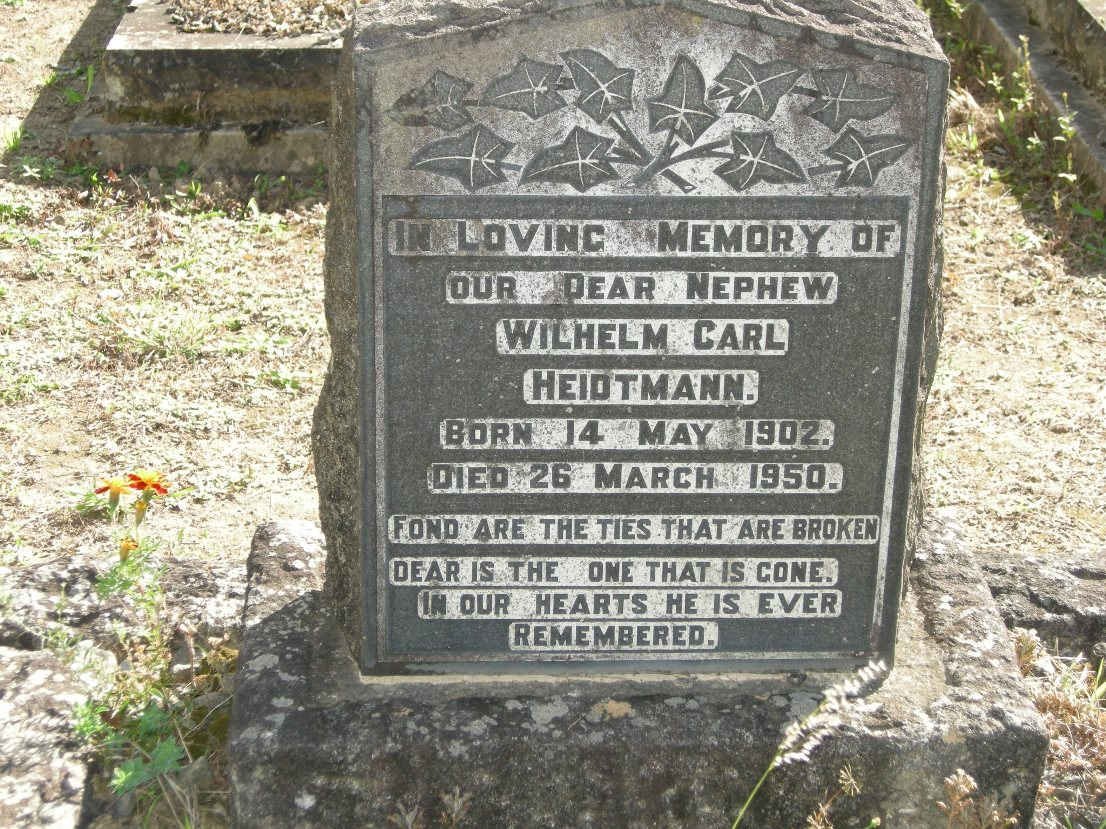 HEIDTMANN Wilhelm Carl 1902-1950
