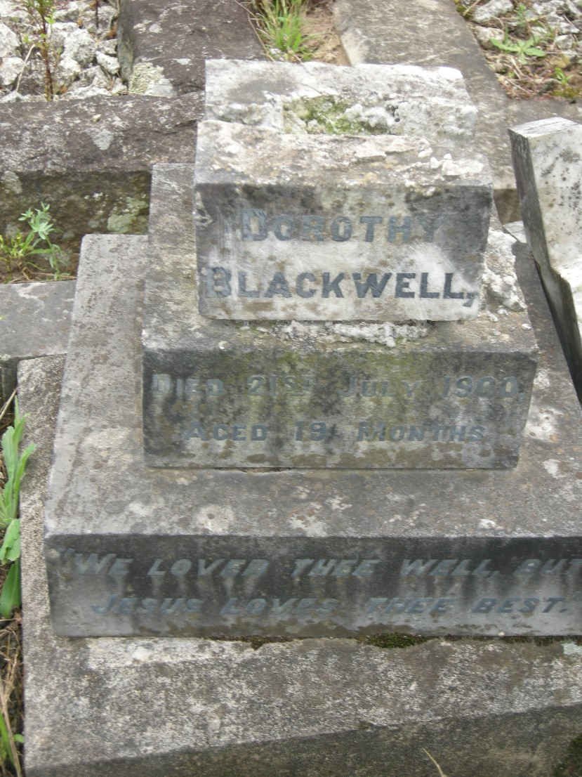 BLACKWELL Dorothy -1900