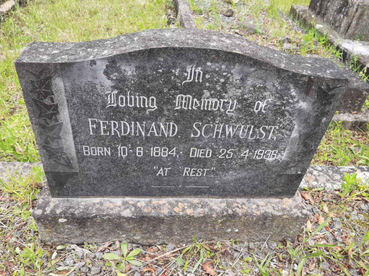 SCHWULST Ferdinand 1884-1936