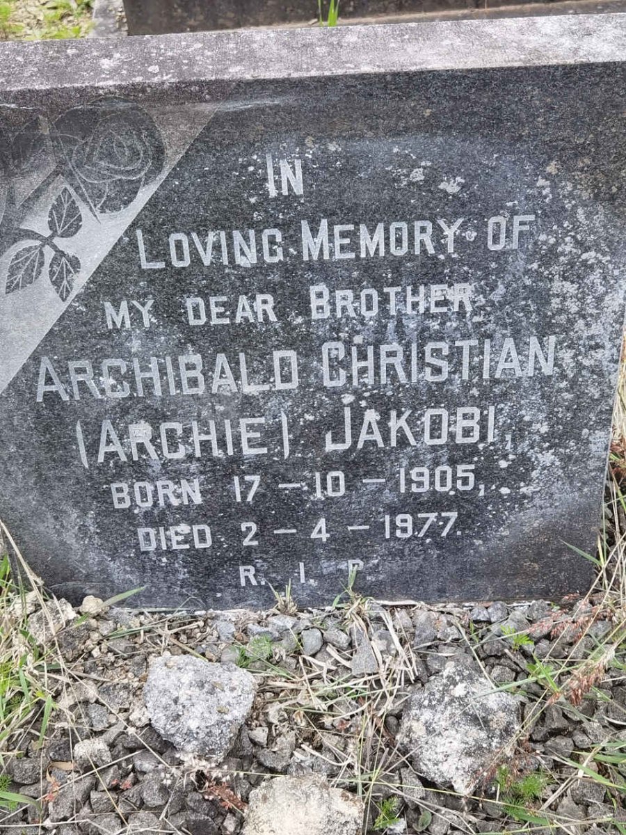 JAKOBI Archibald Christian 1905-1977
