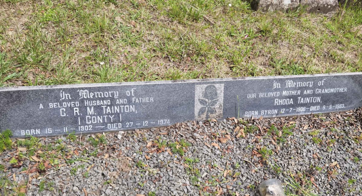 TAINTON C.R.M. 1902-1974 &amp; Rhoda BYRON 1906-1983