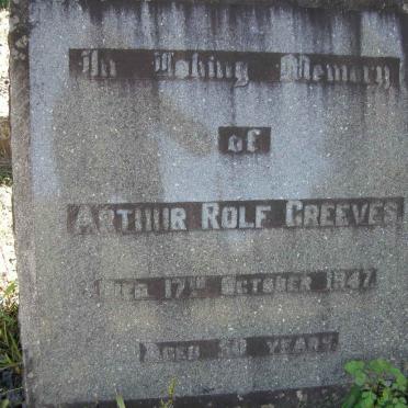 GREEVES Arthur Rolf -1947