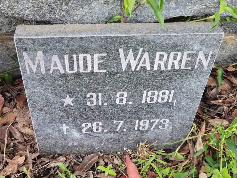 WARREN Maude 1881-1973