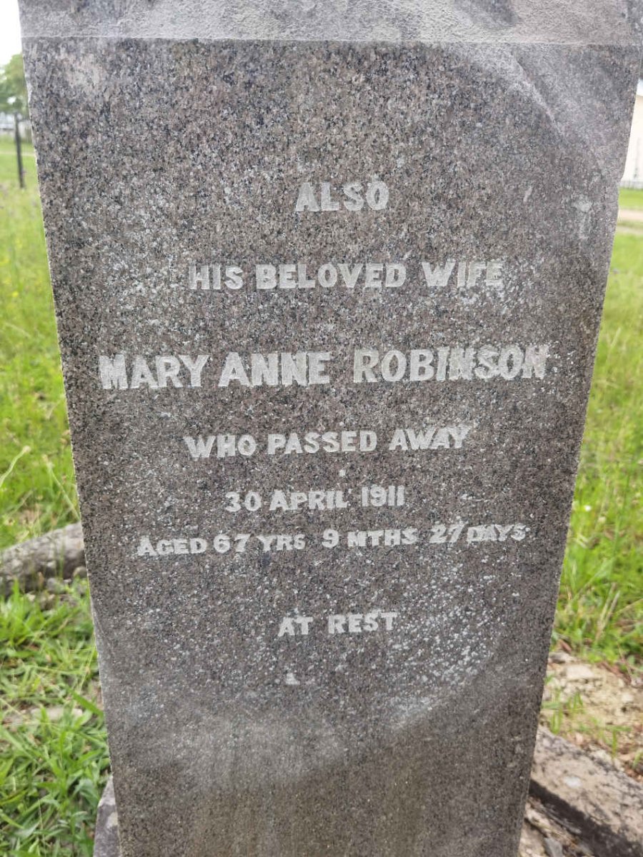 ROBINSON Mary Anne -1911