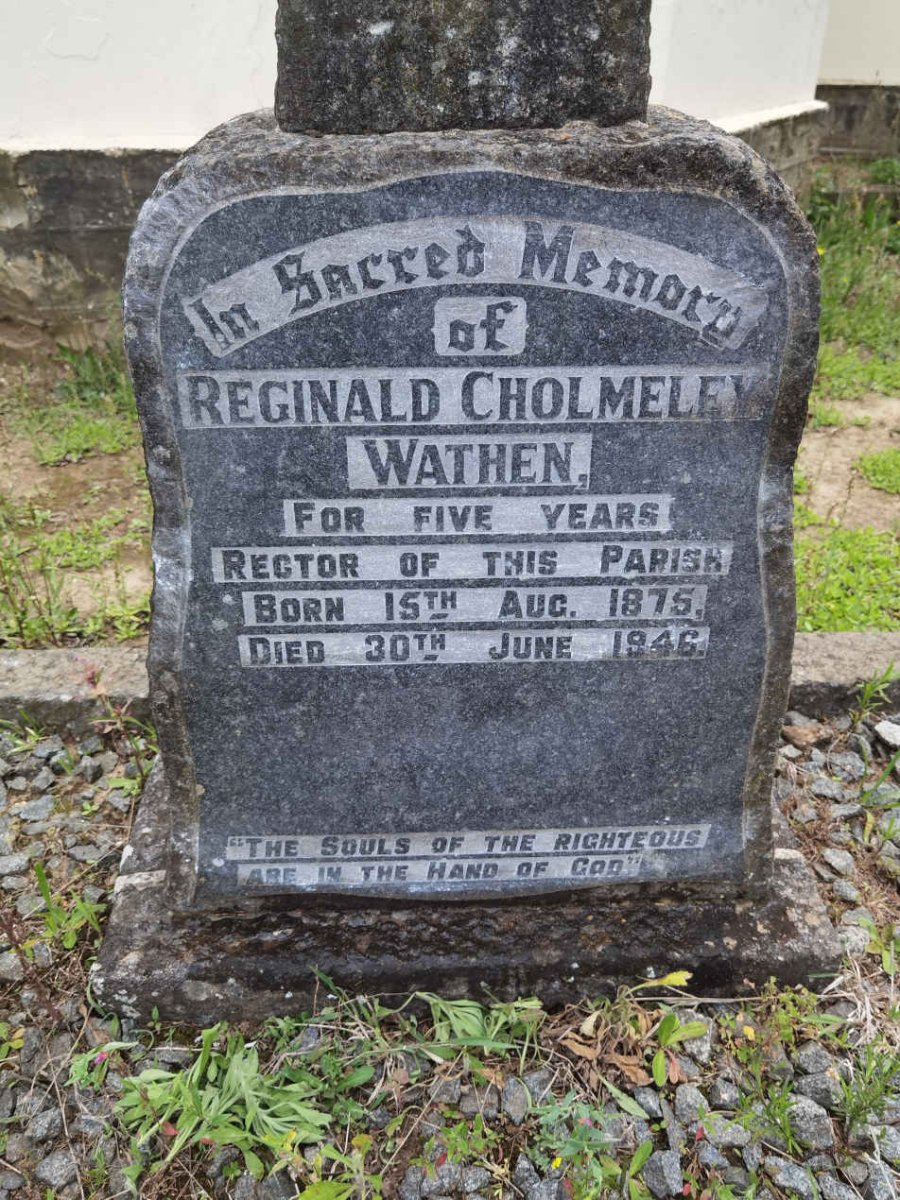 WATHEN Reginald Cholmeley 1875-1946