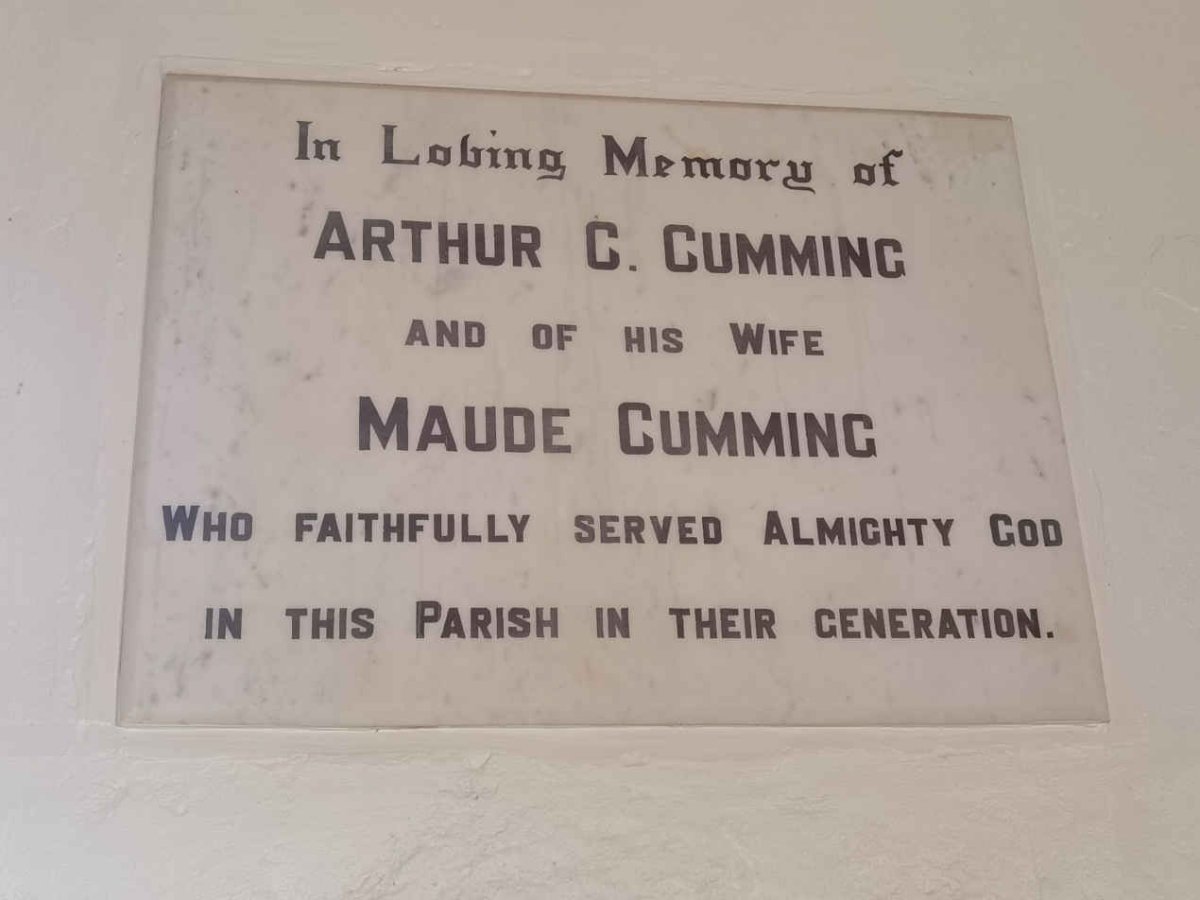 CUMMING Arthur C. &amp; Maude