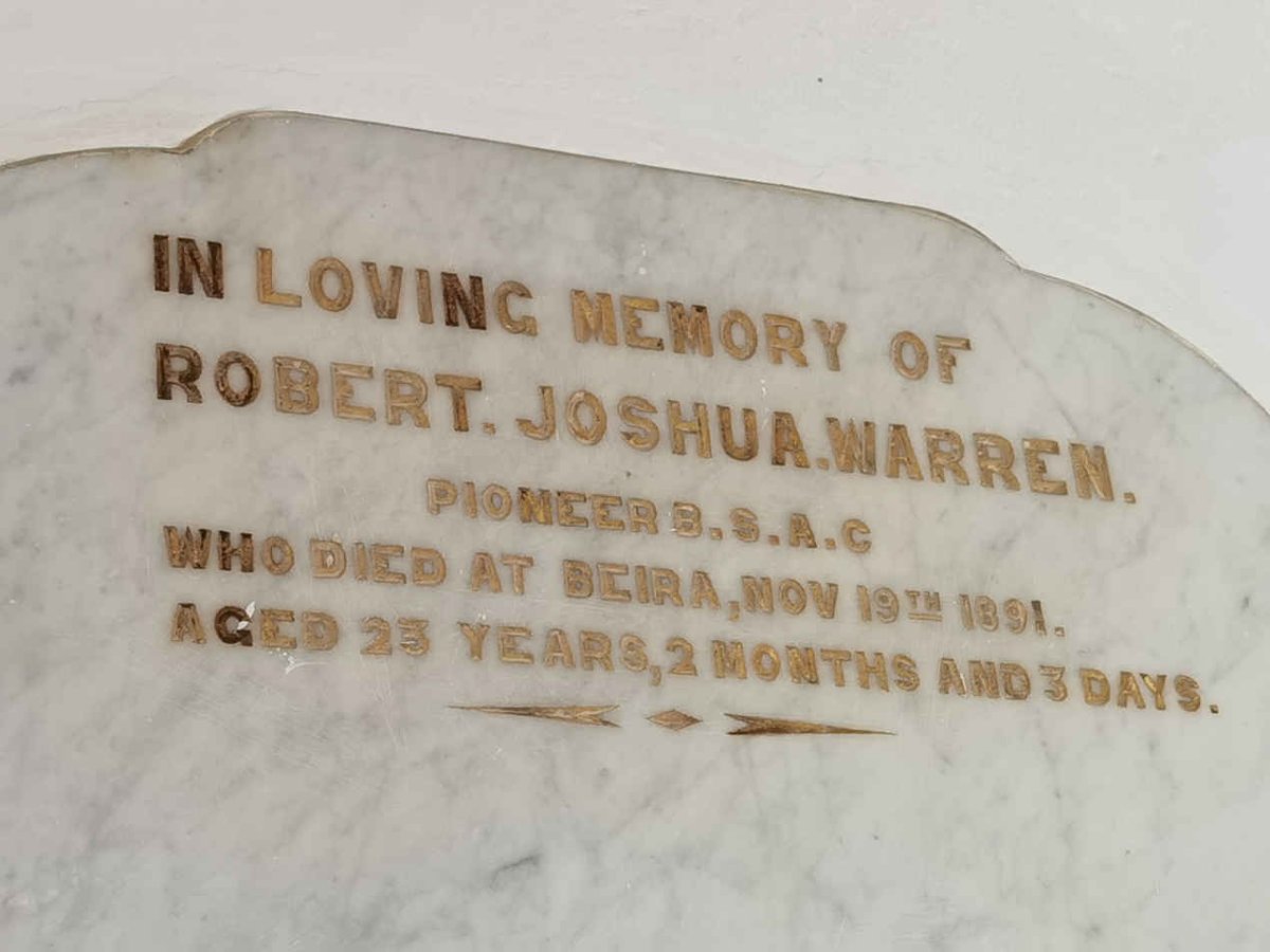 WARREN Robert Joshua -1891