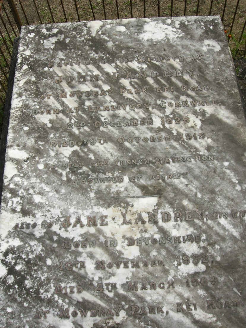 LANDREY John 1828-1915 &amp; Jane 1832-1908