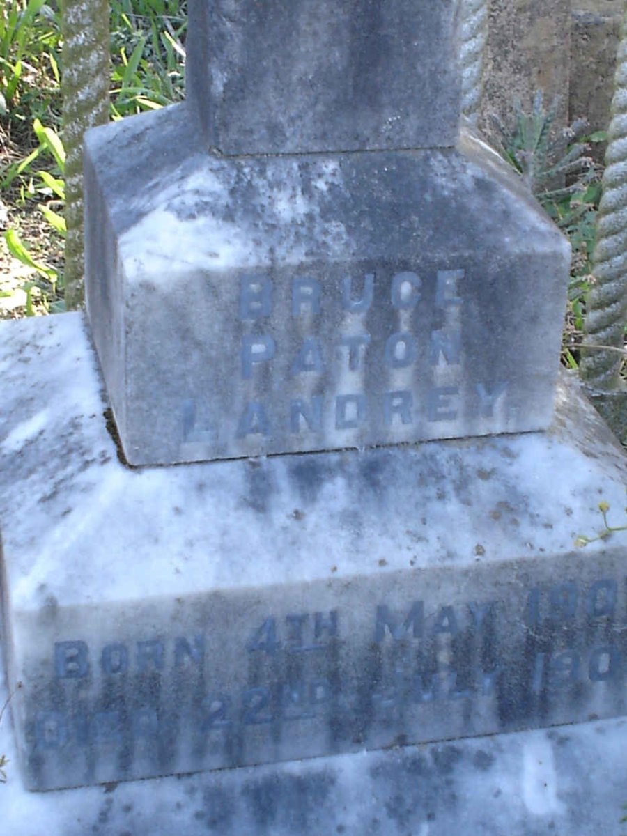 LANDREY Bruce Paton 1907-1908