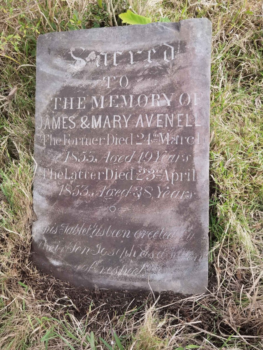 AVENELL James -1853 & Mary -1853