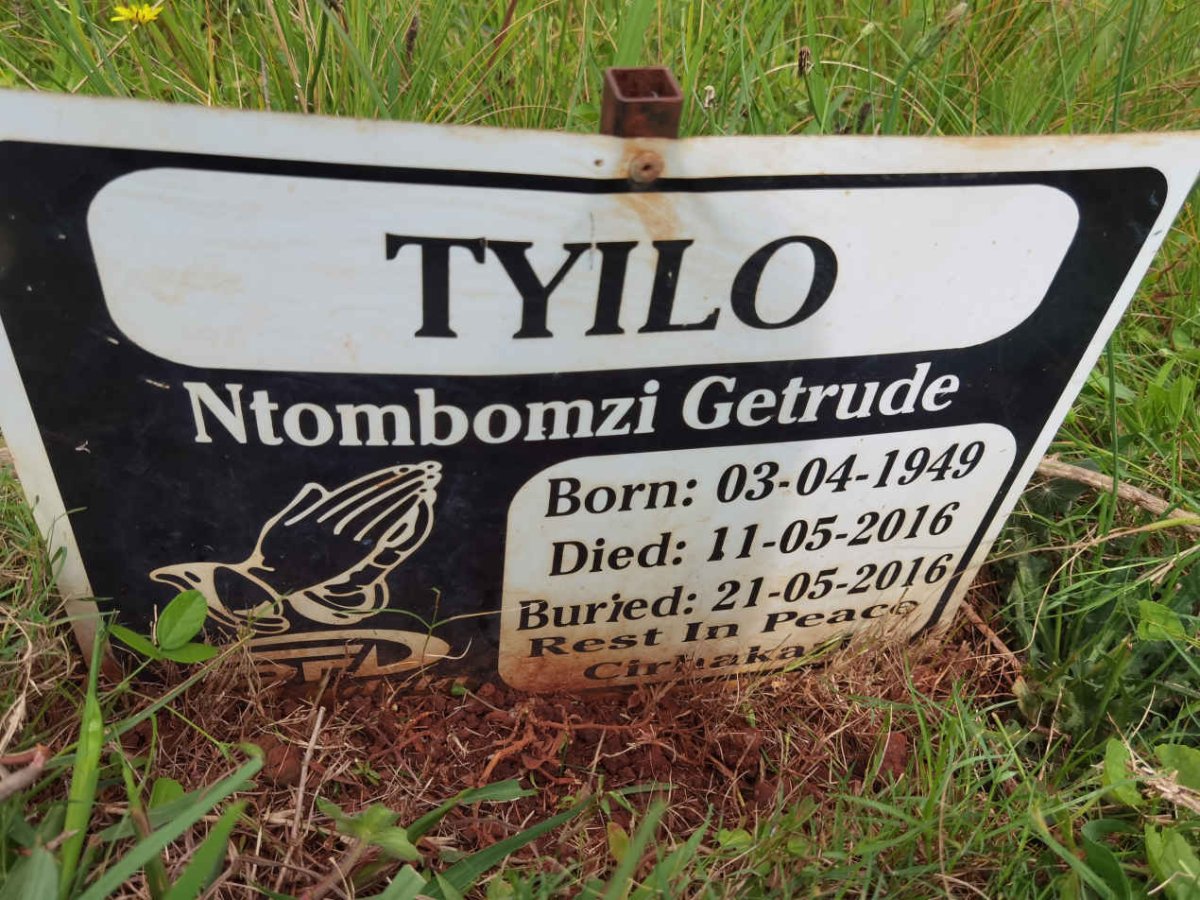 TYILO Ntombomzi Getrude 1949-2016