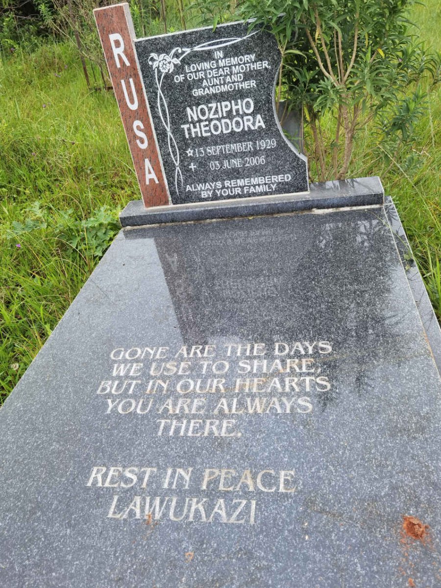 RUSA Nozipho Theodora 1929-2006