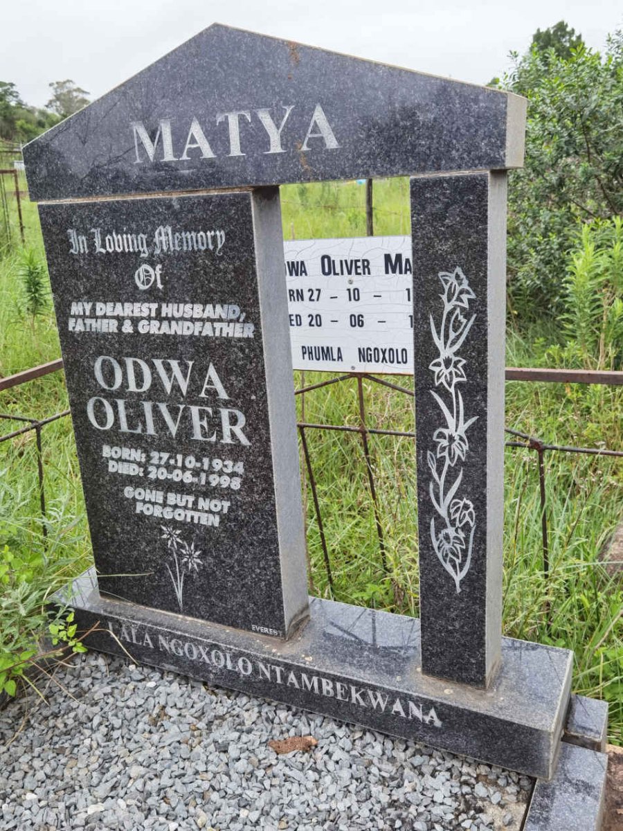 MATYA Odwa Oliver 1934-1998