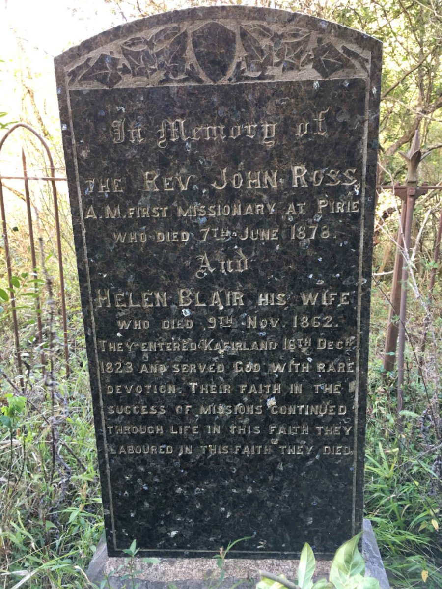 ROSS John  -1878 &amp; Helen BLAIR -1862