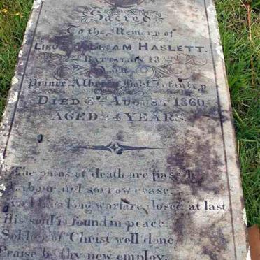 HASLETT William  -1860