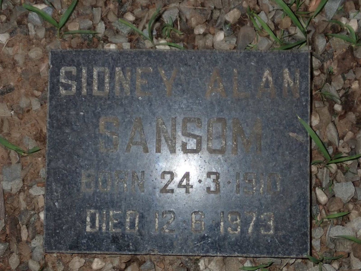 SANSOM Sidney Alan 1910-1973