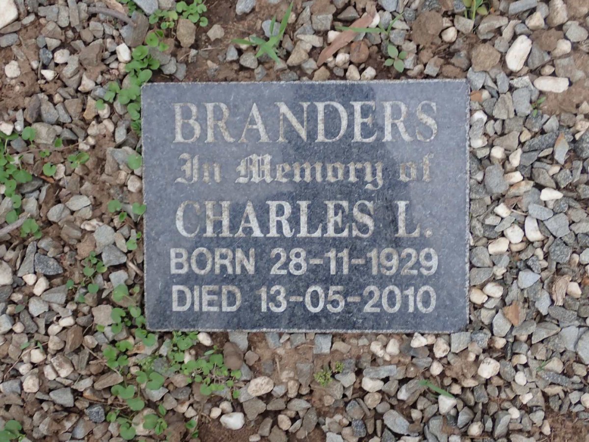 BRANDERS Charles L. 1929-2010