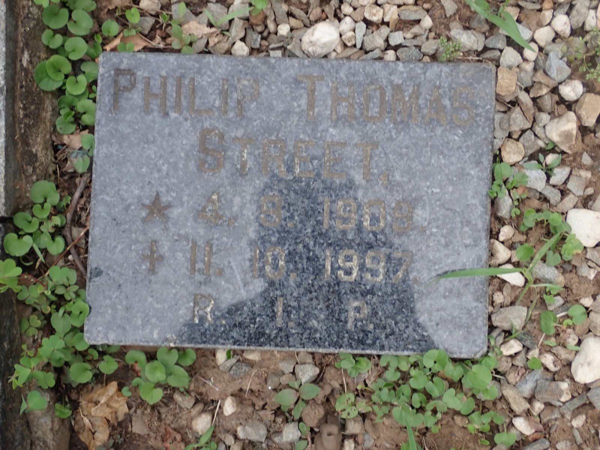 STREET Philip Thomas 1909-1997