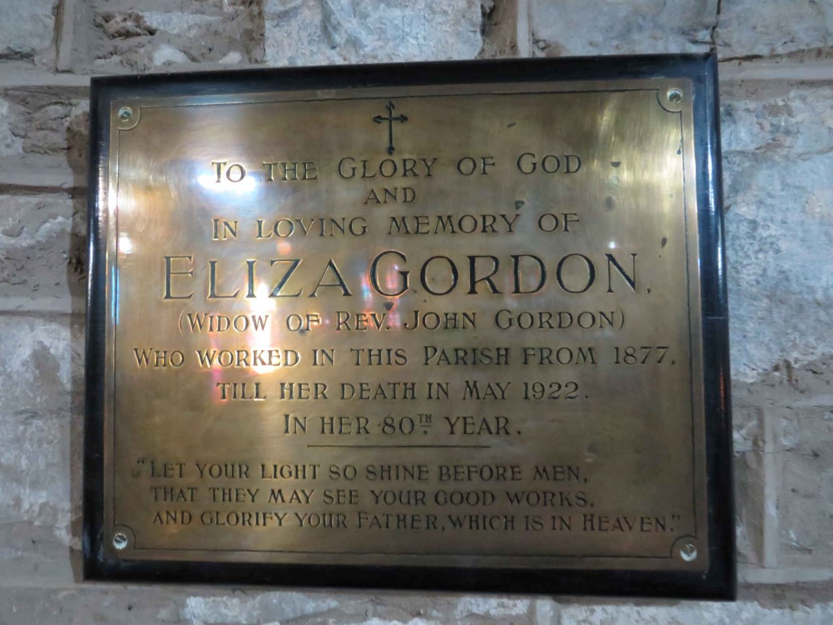 GORDON Eliza -1922
