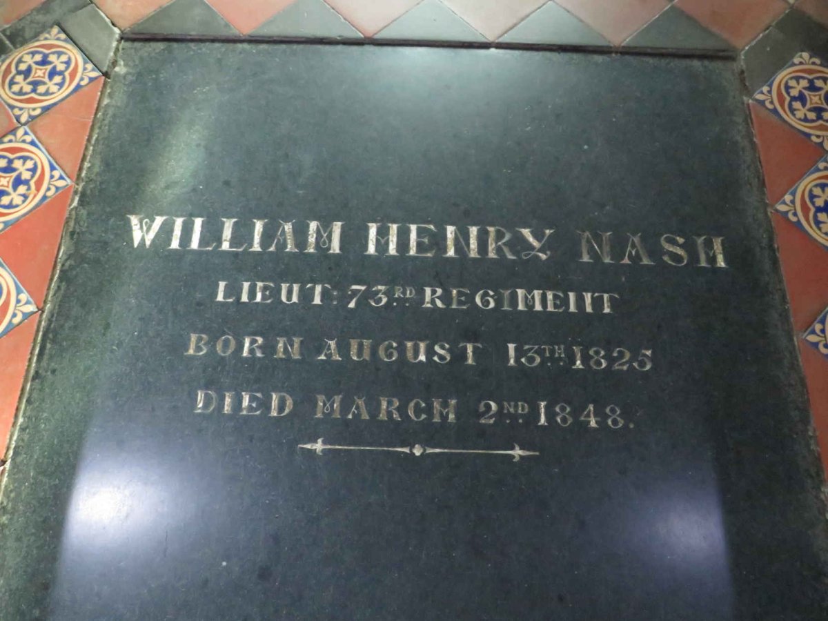 NASH William Henry 1825-1848