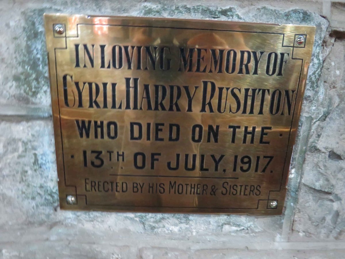 RUSHTON Cyril Harry -1917