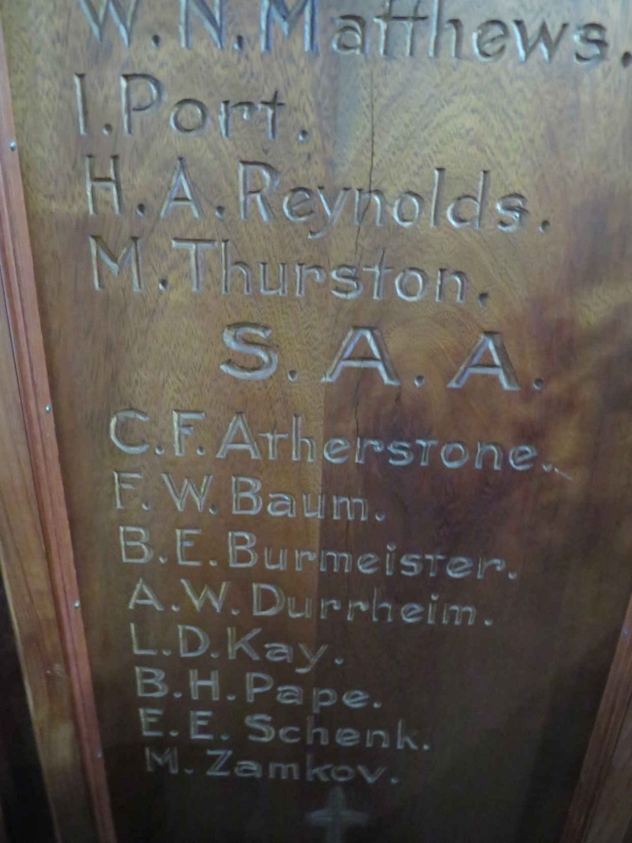 Military memorial - S.A.A