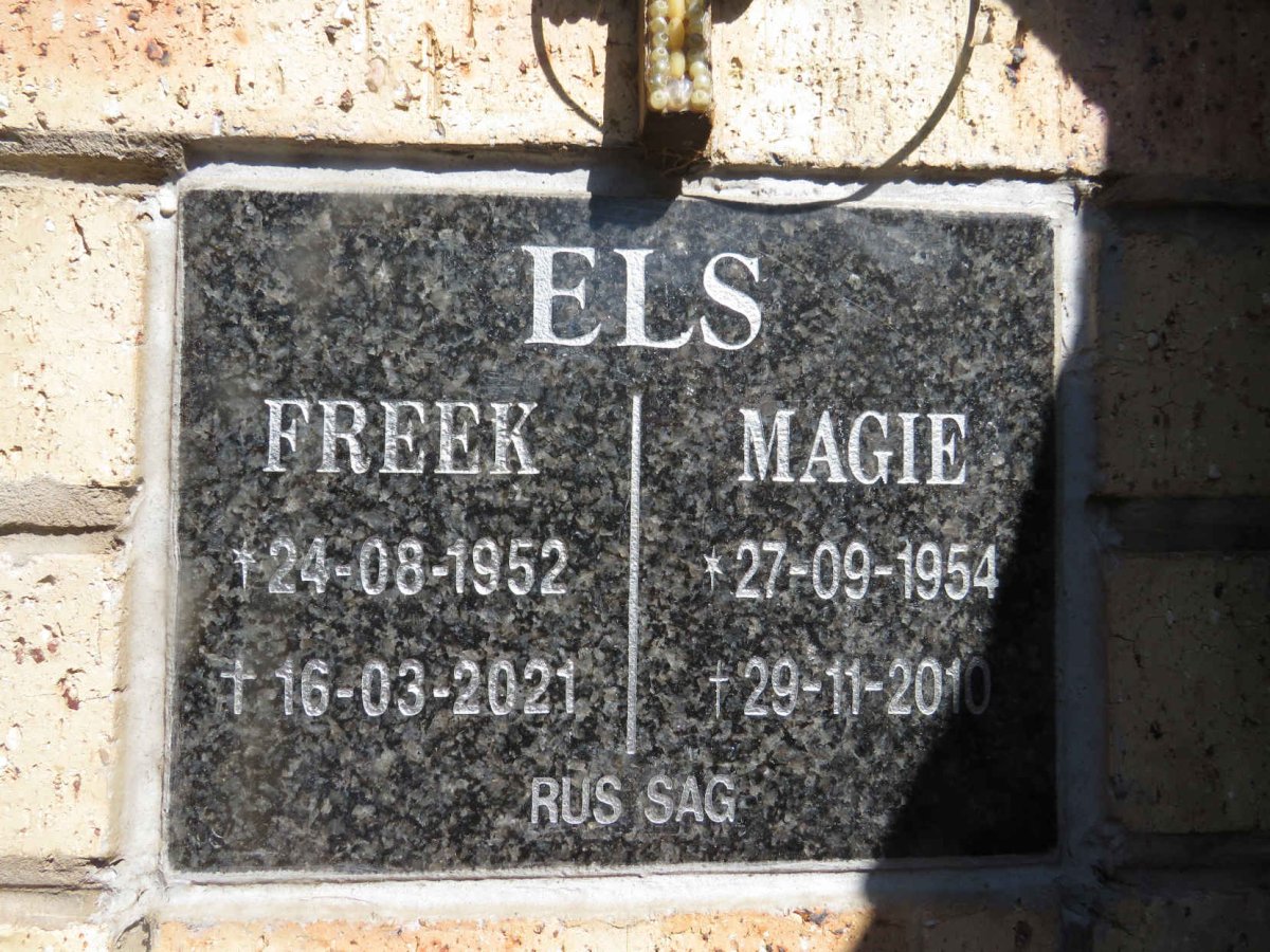 ELS Freek 1952-2021 &amp; Magie 1954-2010