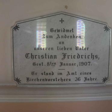 FRIEDRICHS Christian -1907