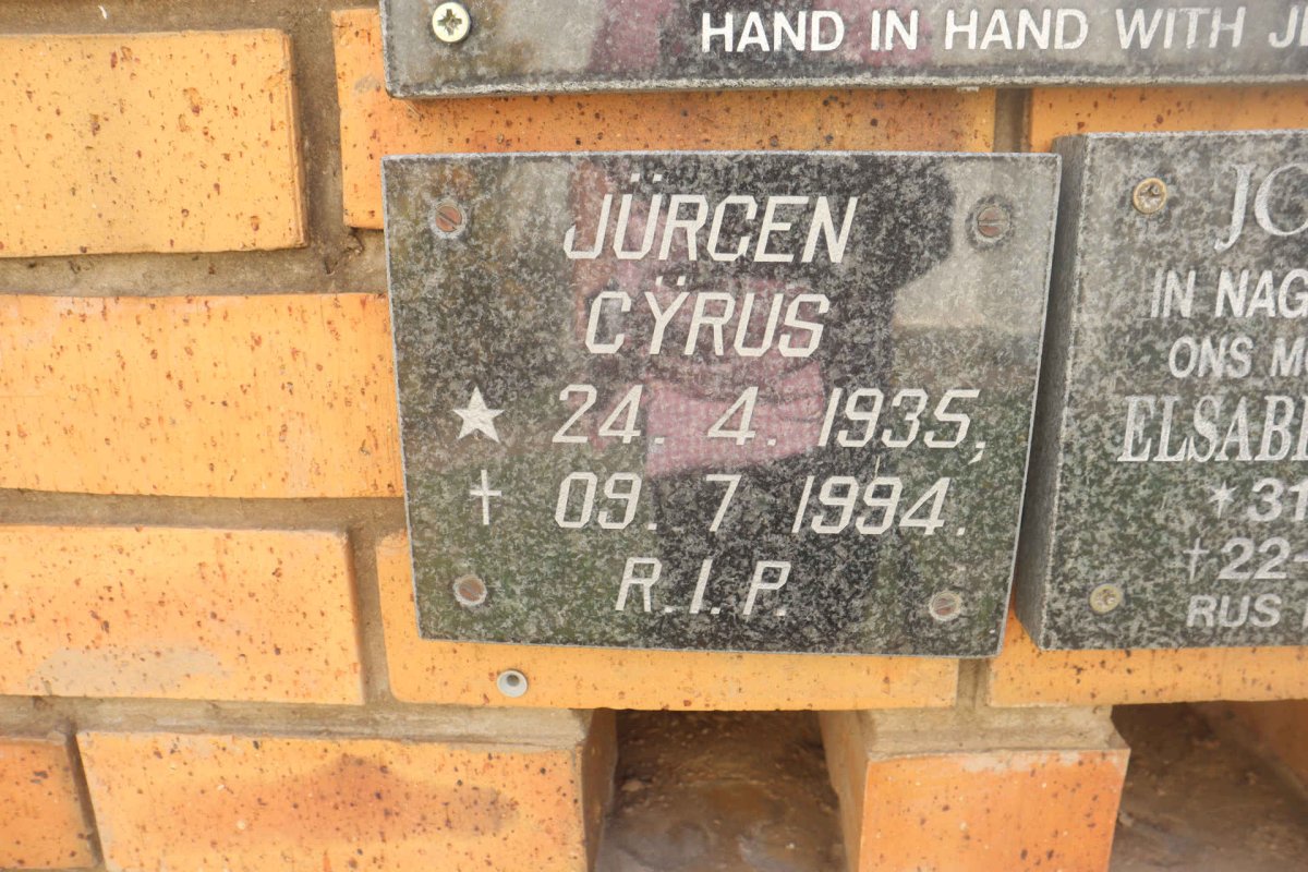 JÜRGEN Cÿrus 1935-1994