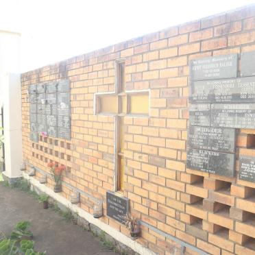 6. Overview Memorial Wall / Oorsig