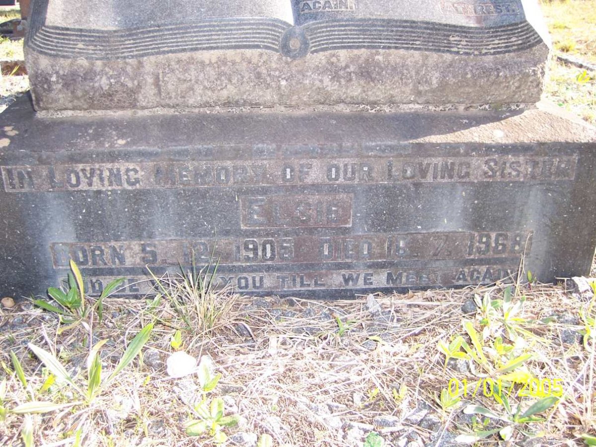 ? Elsie 1905-1968