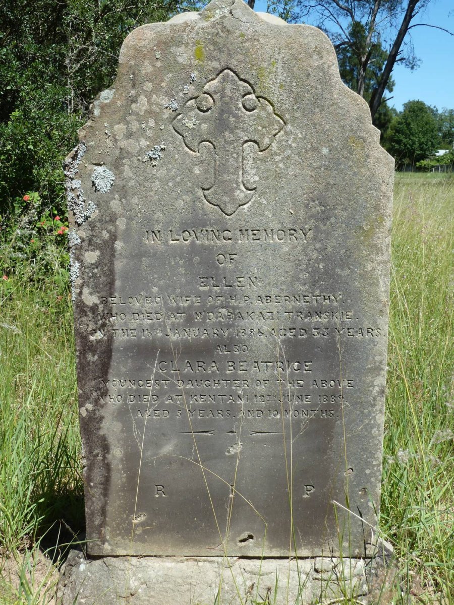 ABERNETHY Ellen -1886 :: ABERNETHY Clara Beatrice -1889