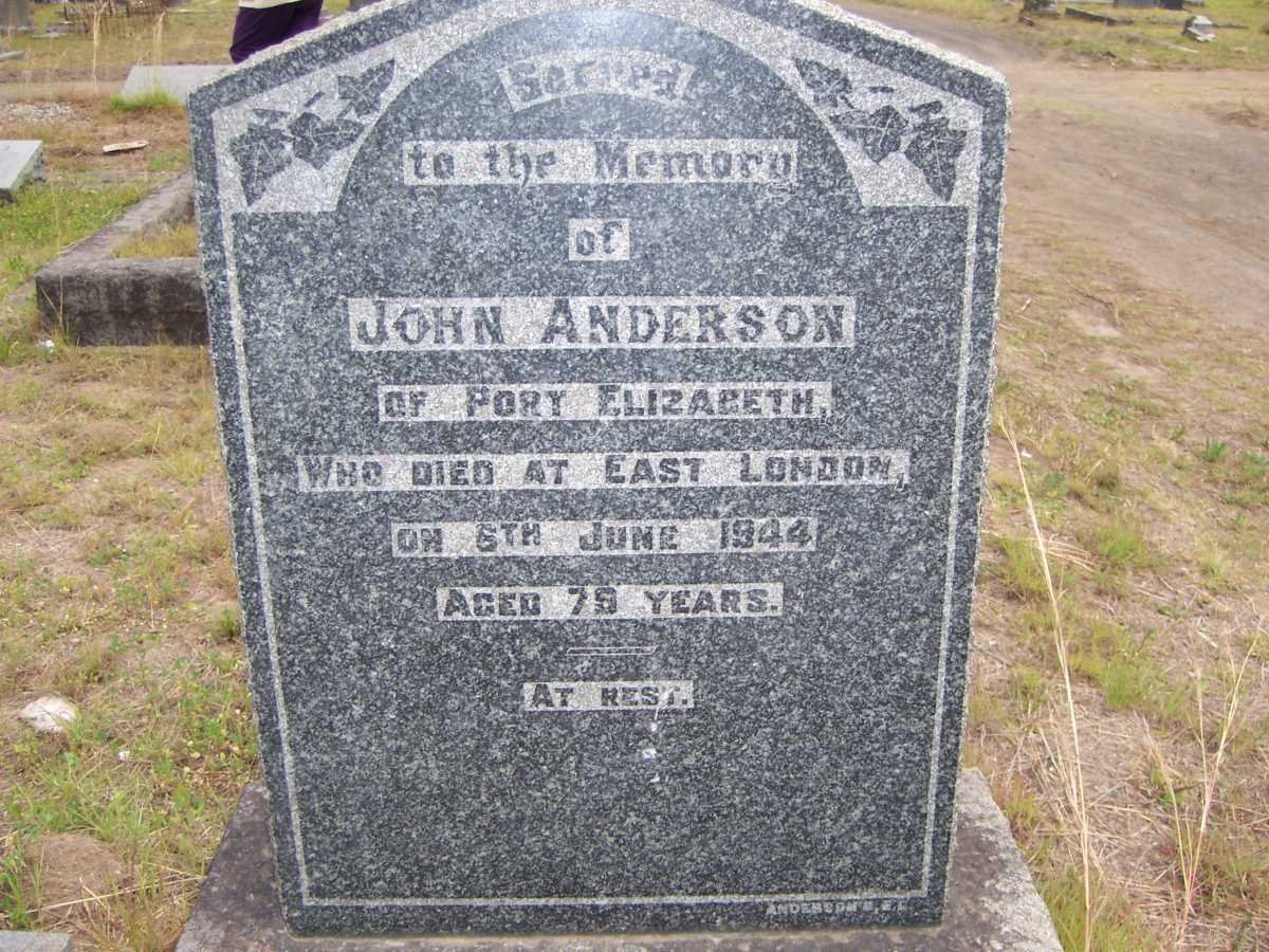 ANDERSON John -1944