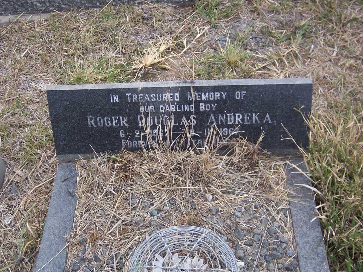 ANDREKA Roger Douglas 1962-1967