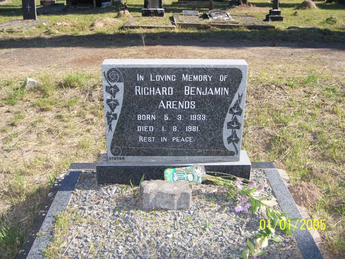 ARENDS Richard Benjamin 1933-1981