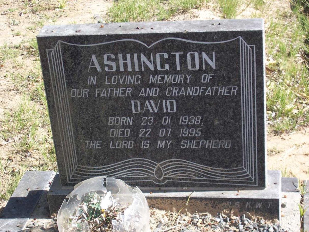 ASHINGTON David 1938-1995