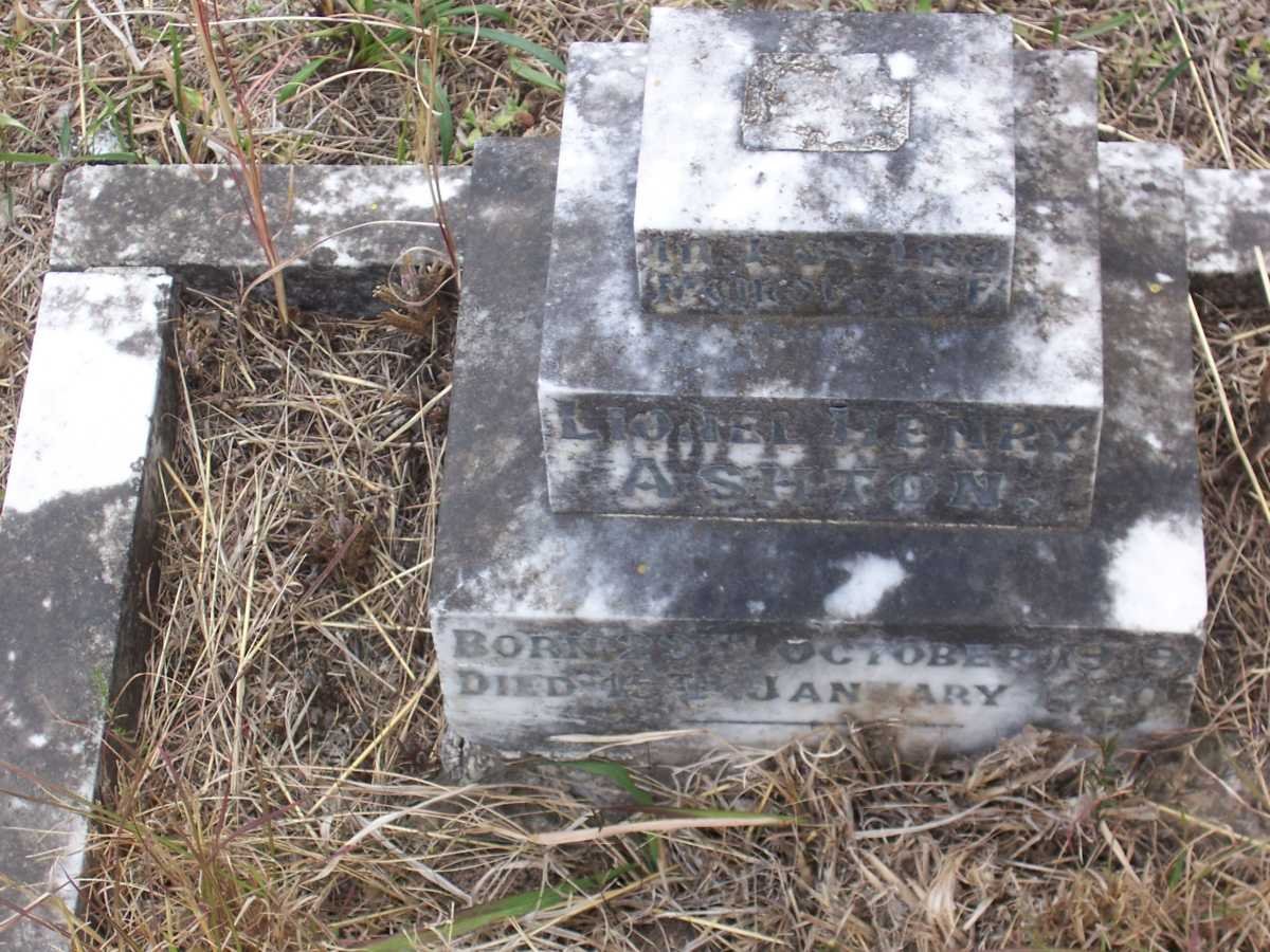 ASHTON Lionel Henry 1919-1920