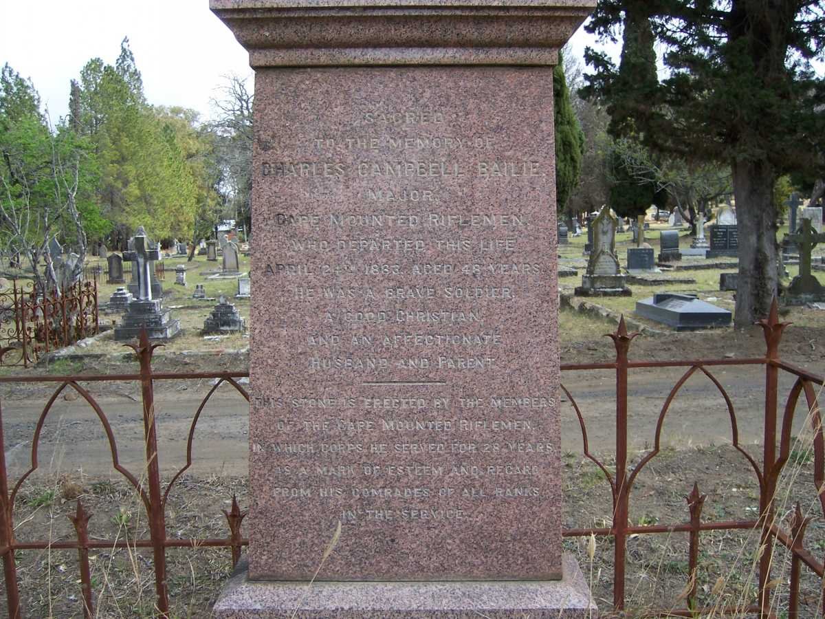 BAILIE Charles Campbell -1883