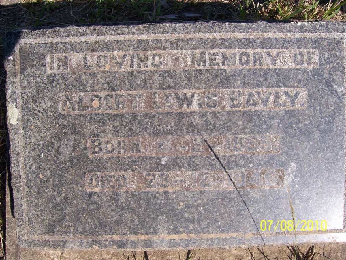 BAYLY Albert Lewis 1855-1946