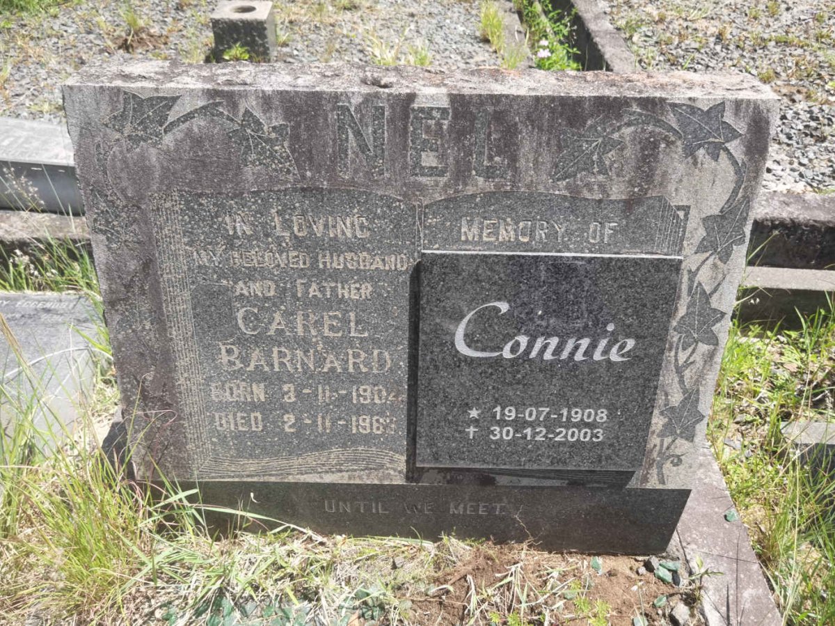 BARNARD Carel 1902-1963 &amp; Connie 1908-2003