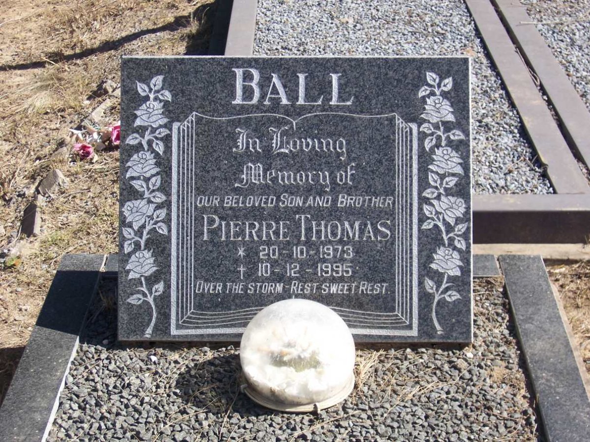 BALL Pierre Thomas 1973-1995