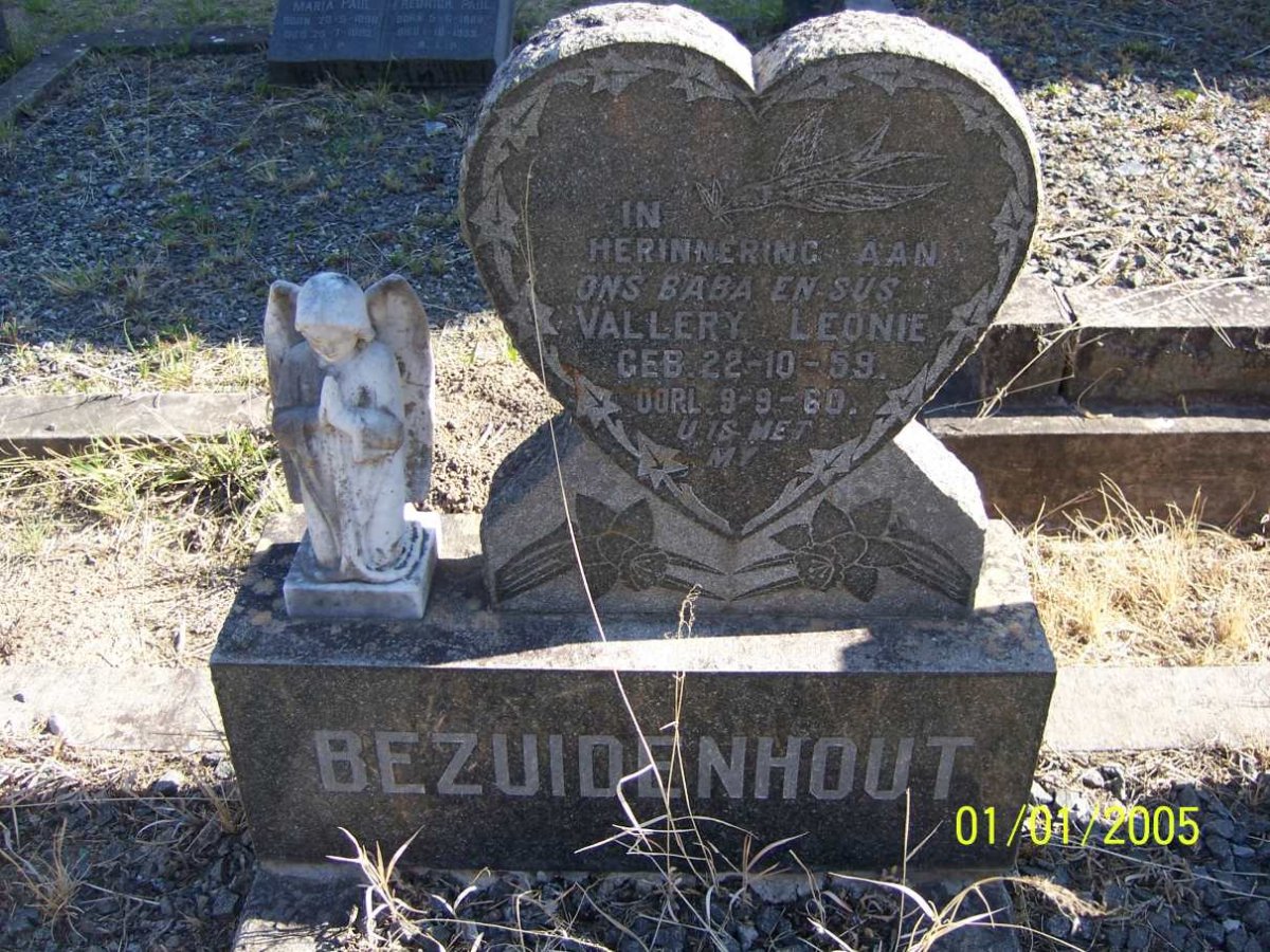 BEZUIDENHOUT Vallery Leonie 1959-1960