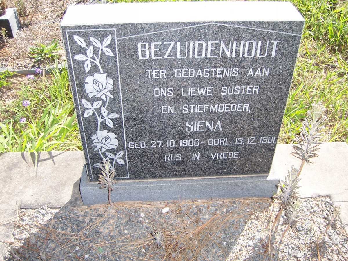 BEZUIDENHOUT Siena 1906-1981