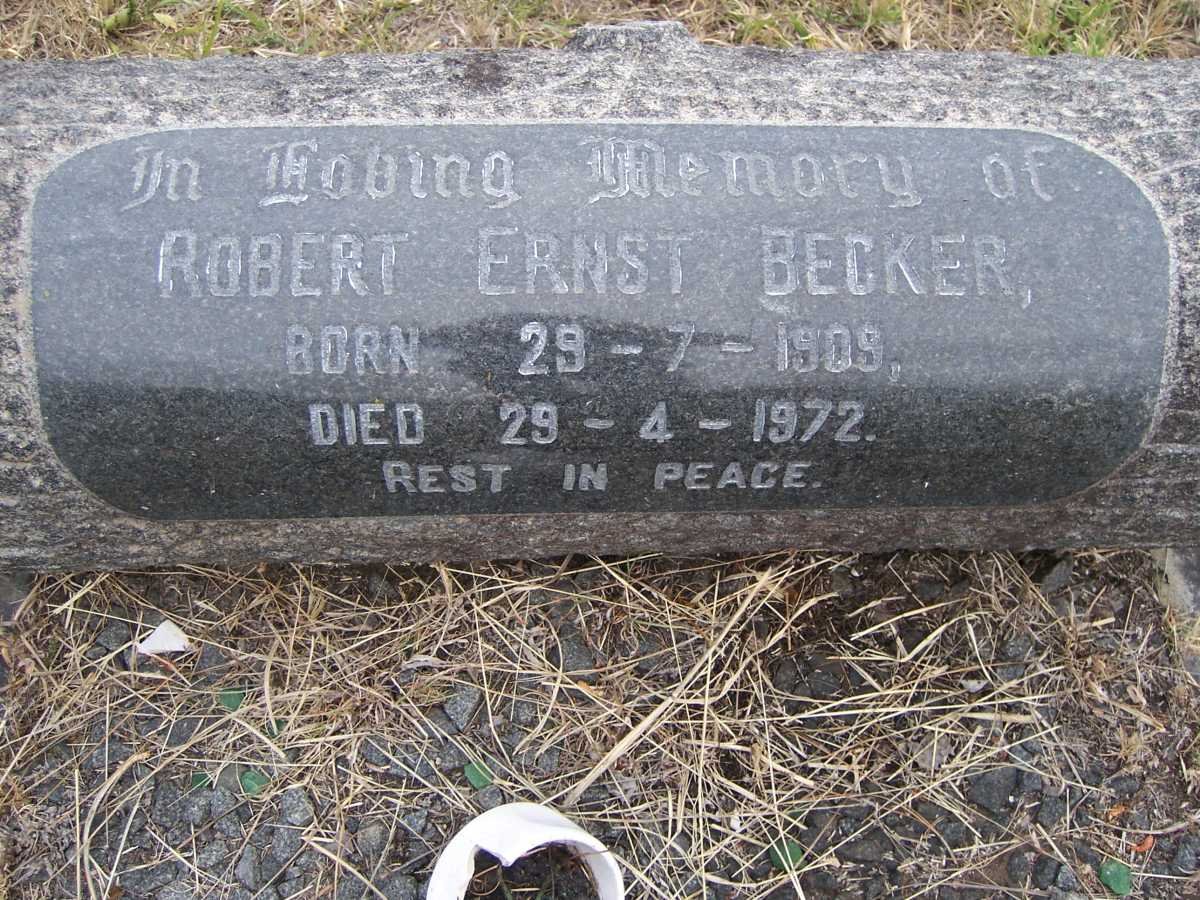 BECKER Robert Ernst 1909-1972