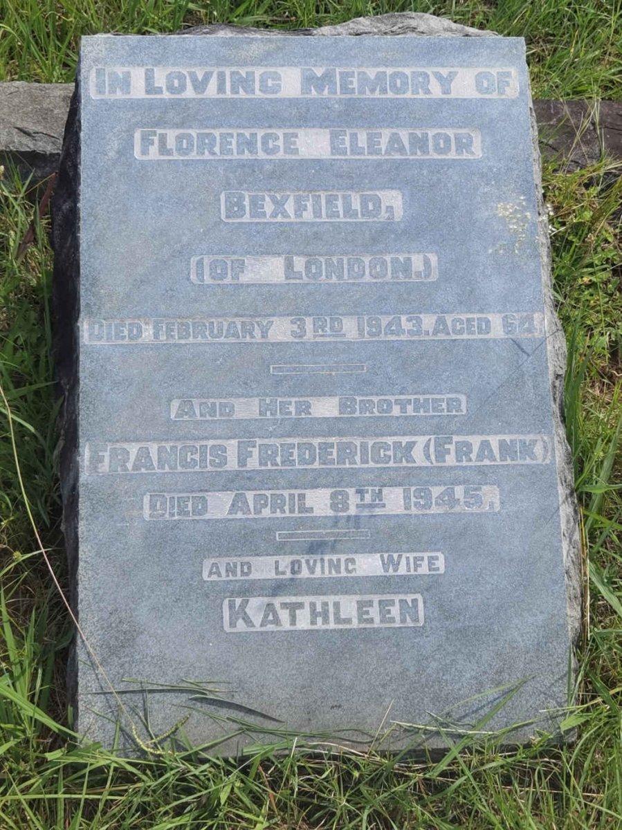 BEXFIELD Frances Frederick -1945 & Kathleen :: BEXFIELD Florence Eleanor -1943