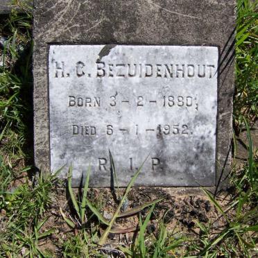 BEZUIDENHOUT H.G. 1880-1952